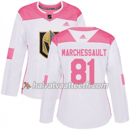 Naisten NHL Vegas Golden Knights Pelipaita Jonathan Marchessault 81 Adidas 2017-2018 Valkoinen Vaaleanpunainen Fashion Authentic Naisten NHL Vegas Golden Knights Pelipaita Jonathan Marchessault 81 Adidas 2017-2018 Valkoinen Vaaleanpunainen Fashion Authentic